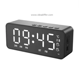 Bluetooth speaker with LED clock and alarm (BT-001)